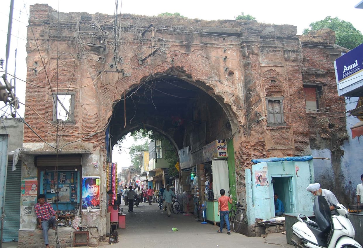 Four historic gates There have been three flattened