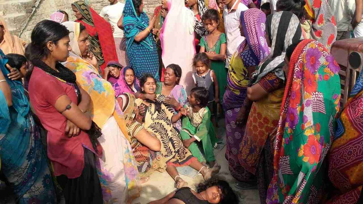 Innocent murdered bodies hidden