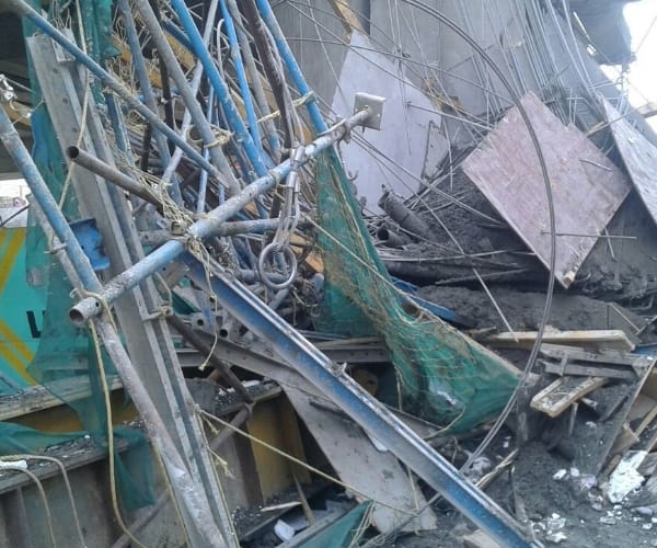 Lucknow Metro shuttering accident.