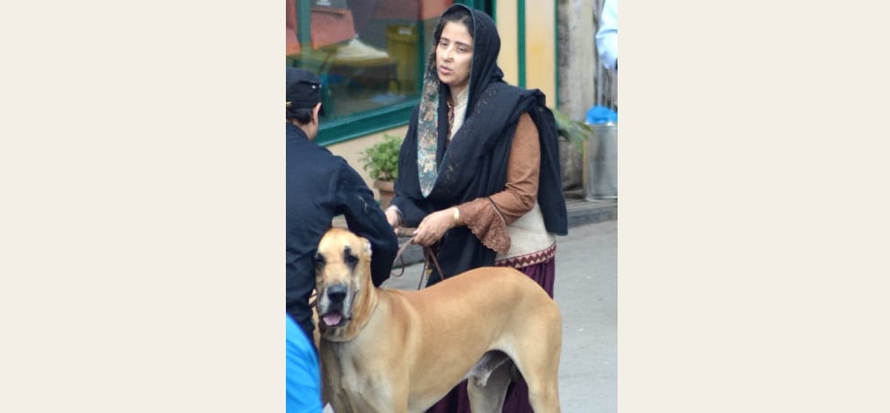 Manisha koirala at shimla police control room.