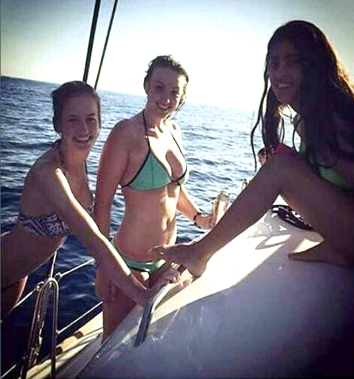 Amitabh Bachchan's granddaughter Navya Naveli in bikini on a yacht