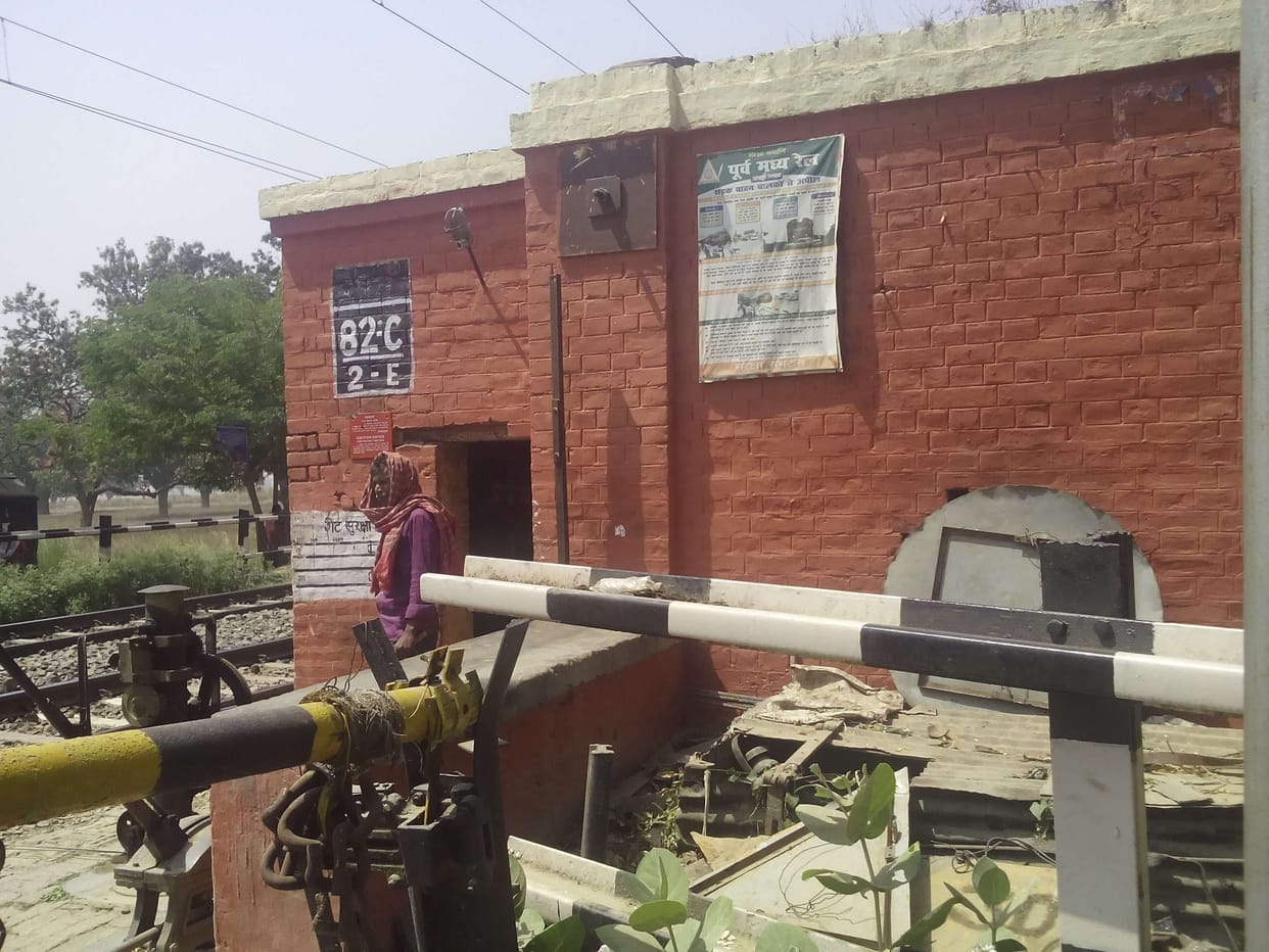 Gateman not beaten railway gate opening