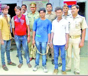 Stepney thief arrested five members of the gang