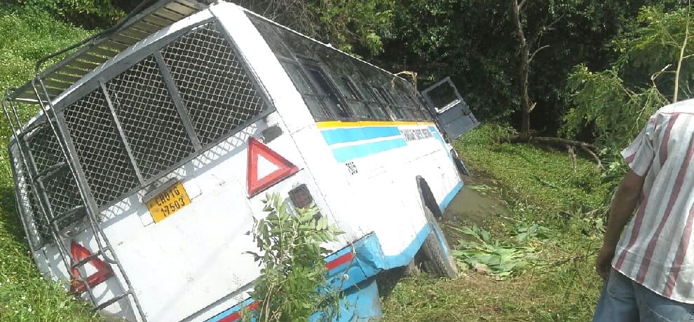 CTU bus accident at una, driver killed.