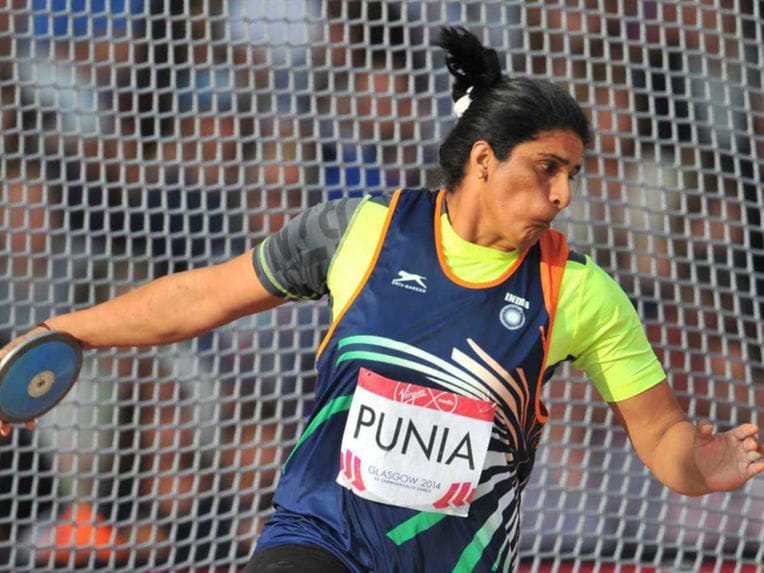 discus throwar seema punia