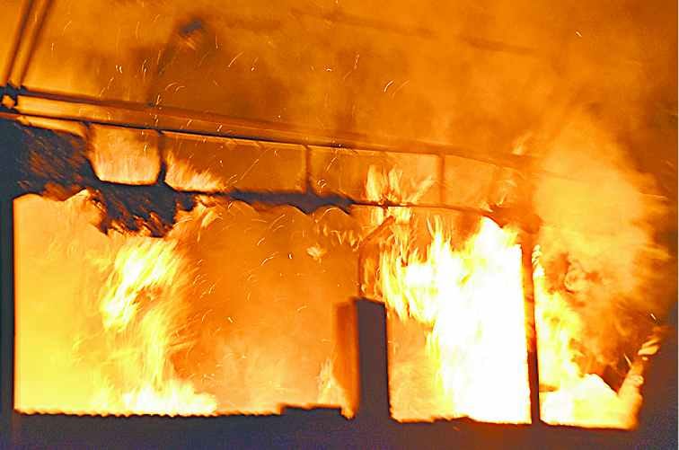 fire in meerut