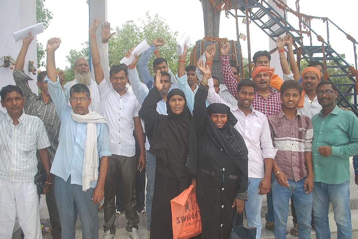 villagers are very angry from persecution.