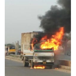 fire in canter near malpura