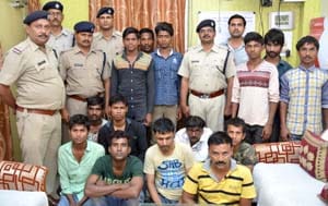 Arrested two thieves with stolen bag , briefcase