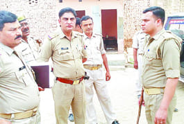 Escaped in search of the accused absconding