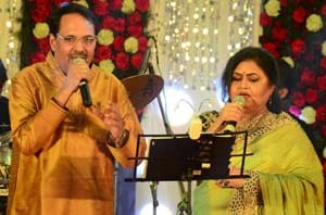 Evergreen songs , ghazals laced evening