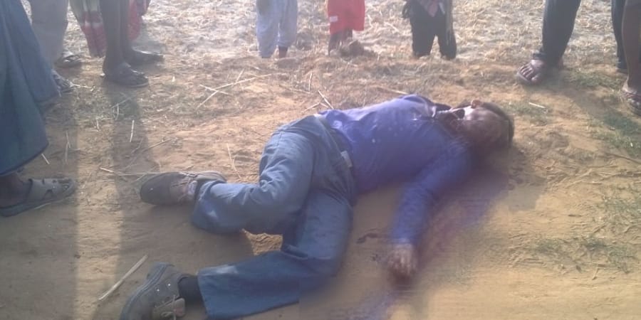 man brutally murdered in ambedkarnagar