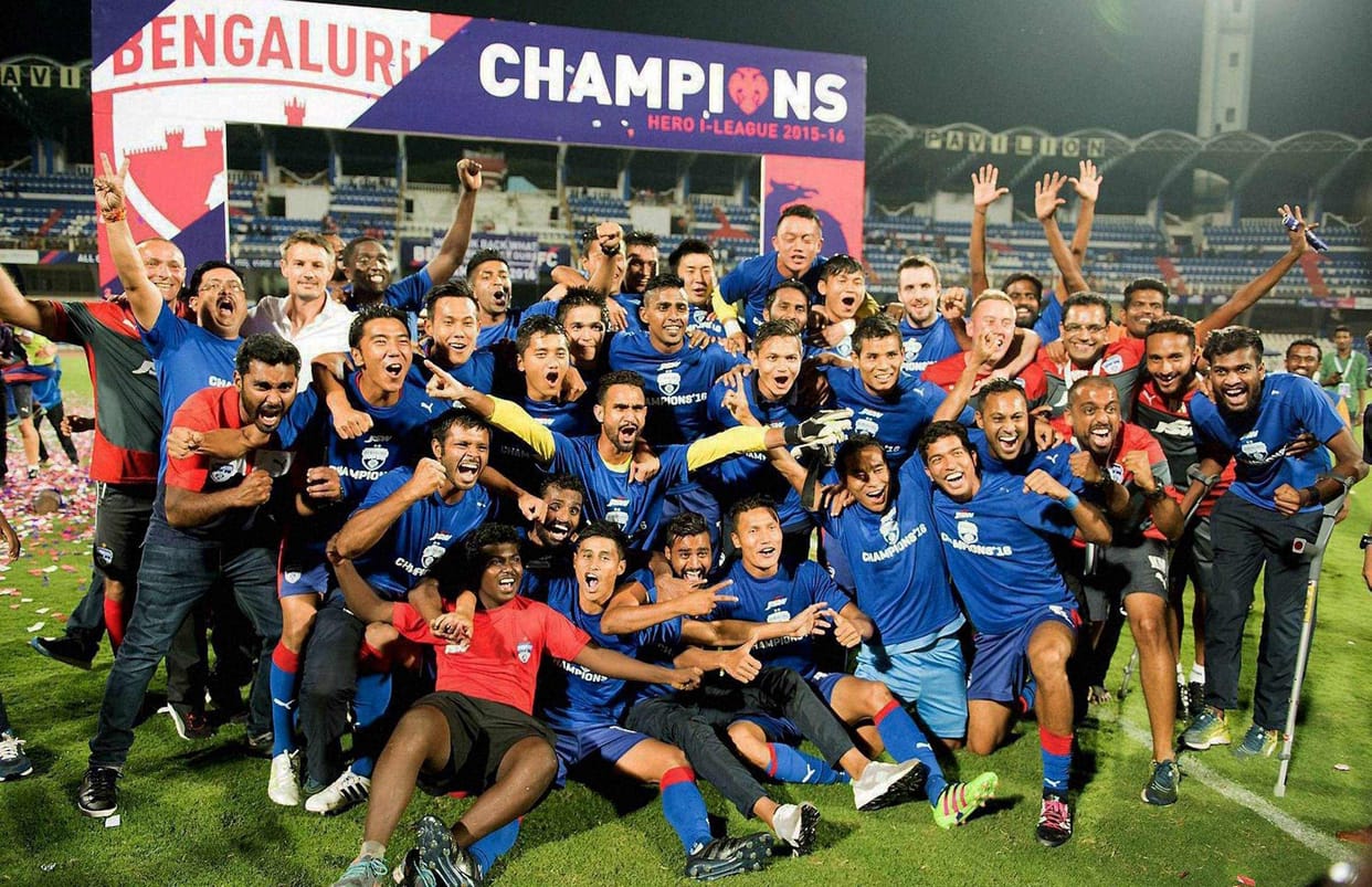 Bengaluru FC crowned I-League champions