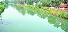 Canal water hit the police patrol