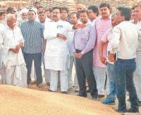 MLA, Visit, Grain Market, Karnal, Haryana