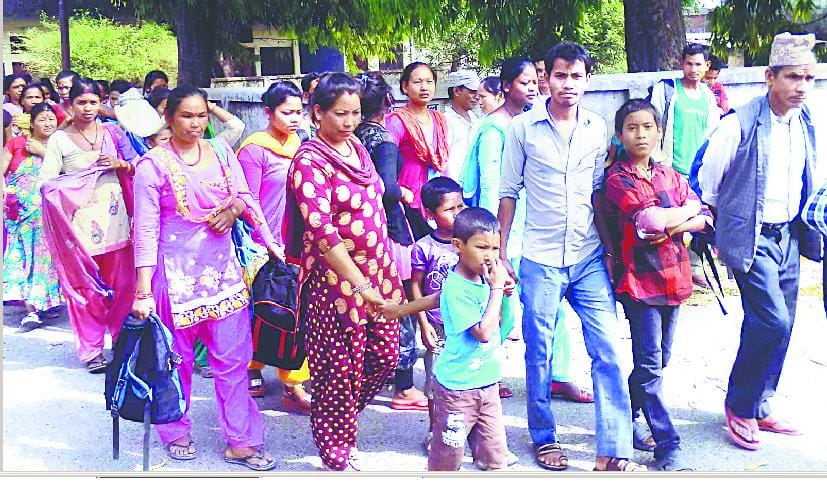 Nepalese devotees 