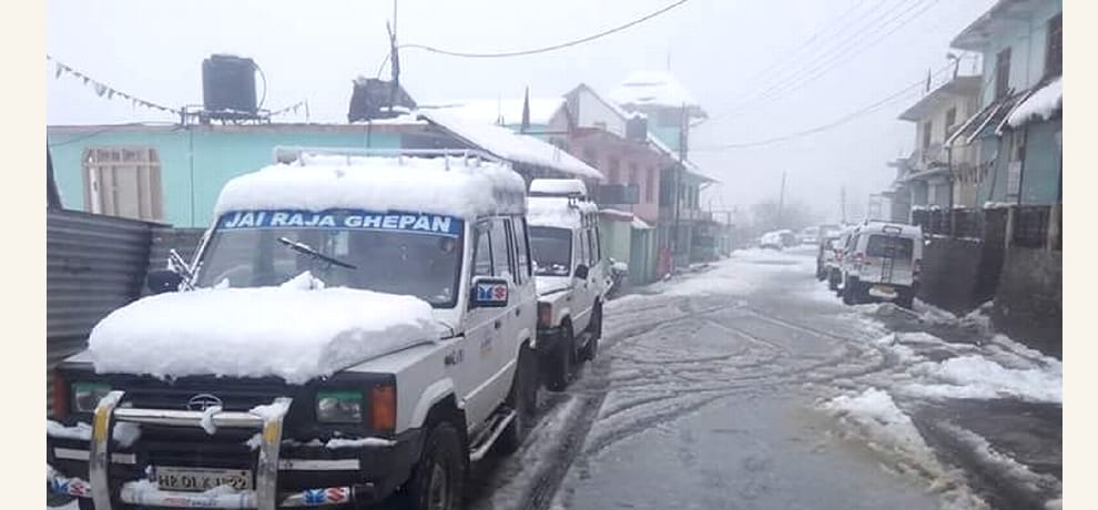  fresh snowfall in himachal, see live photos.