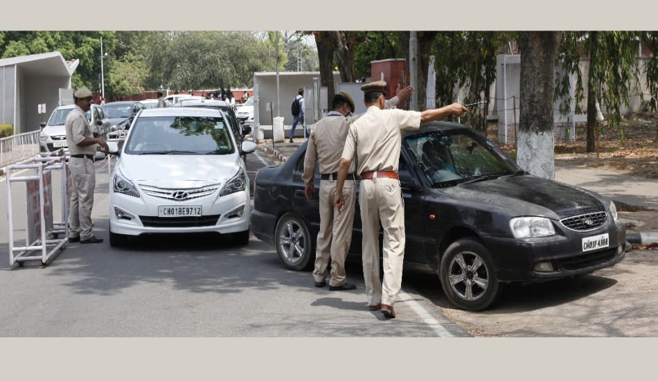 security tight in punjab university campus, entry ban on outer side vehicle