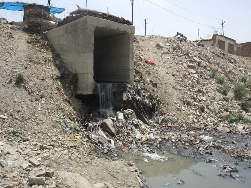 bad severage condition in vrindavan