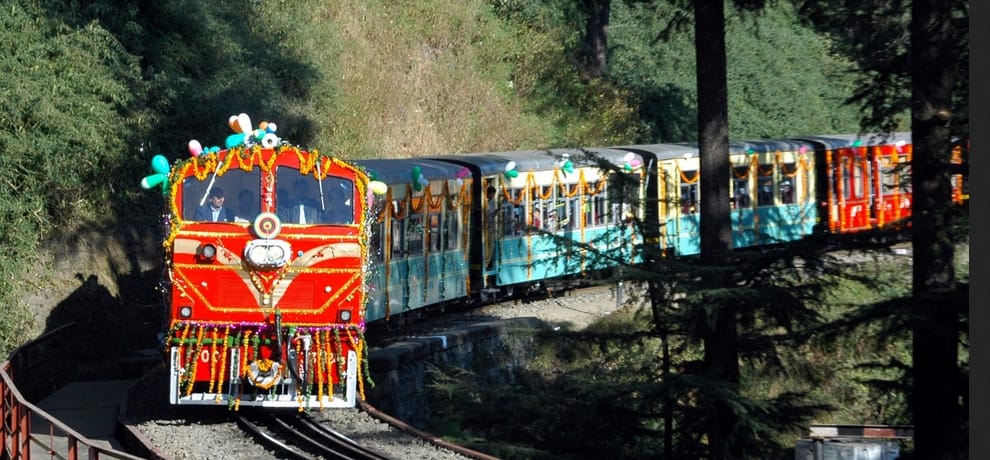 special toy train at shimla-kalka railway, see schedule.