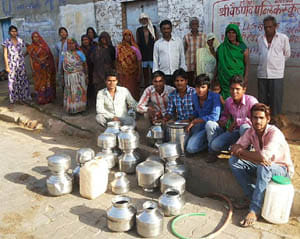 The situation of conflict over water