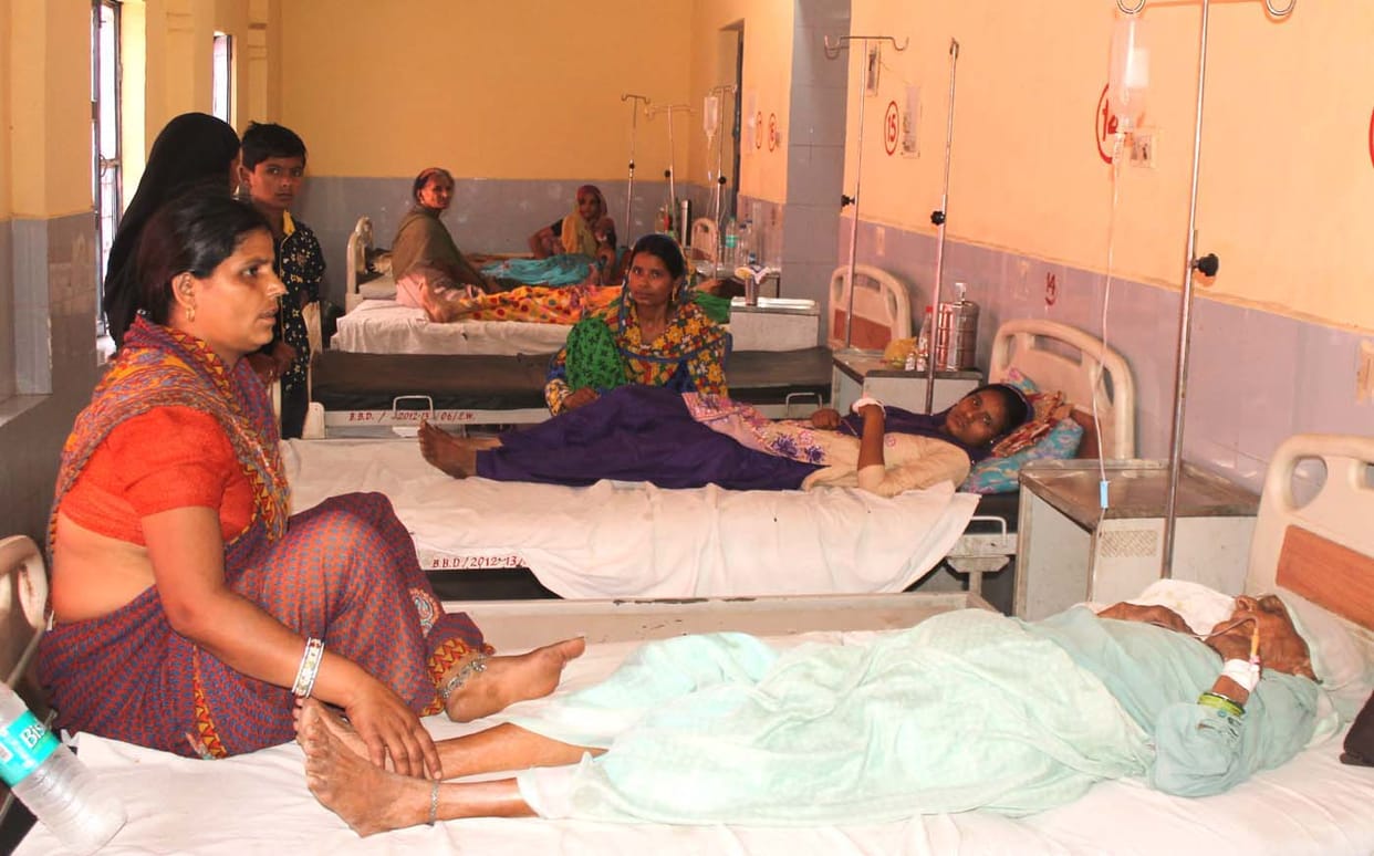 Child deaths from diarrhea, 10 admitted to hospital