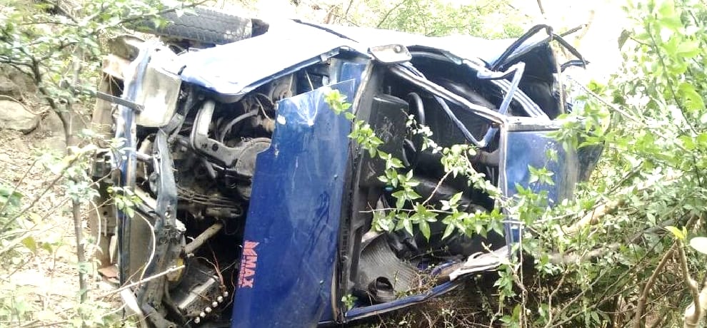  car accident at chandigarh manali highway, two died.