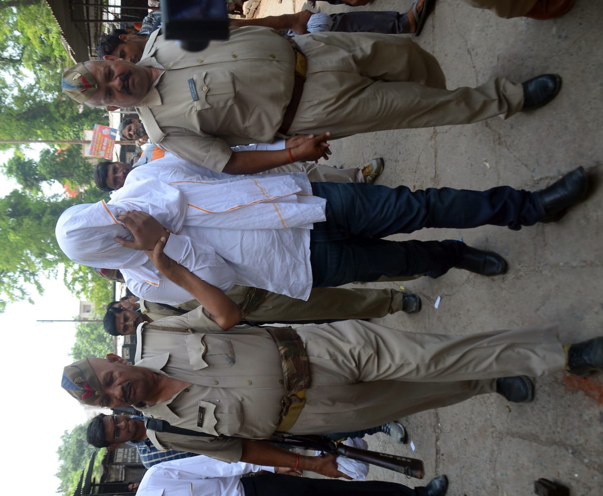 Arrested, accused of raping minor