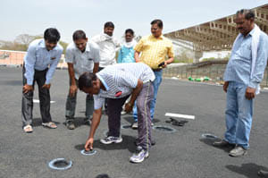 Balakrishna viewed government lands