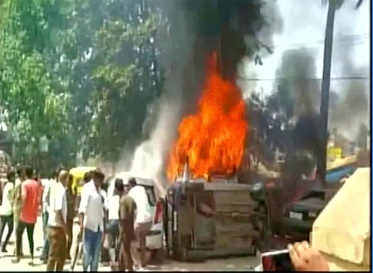 protest against provident fund withdrawal become violent