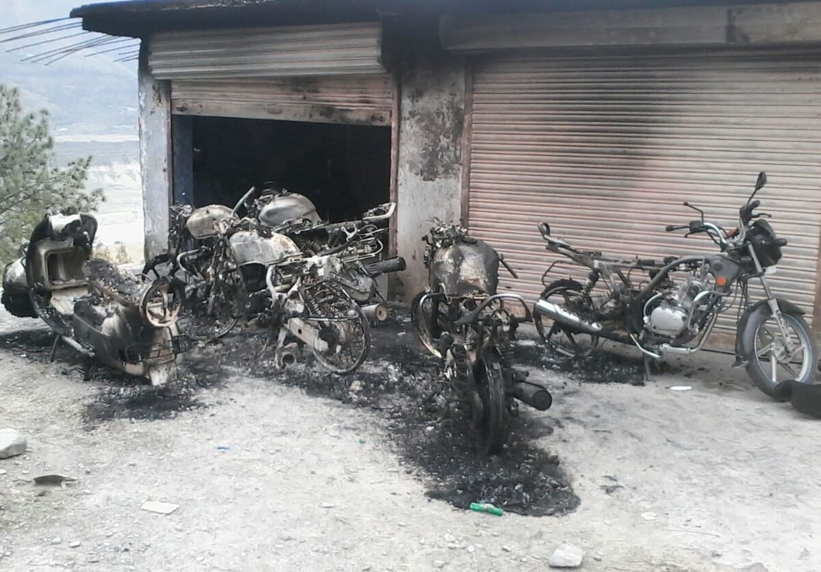 Six of the youth involved in the bike blew henna
