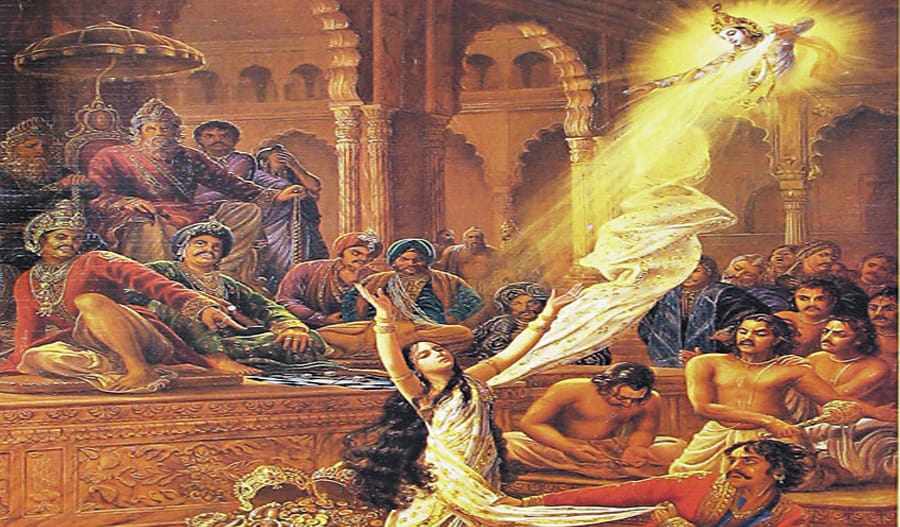  draupadi cheer haran in mahabharat