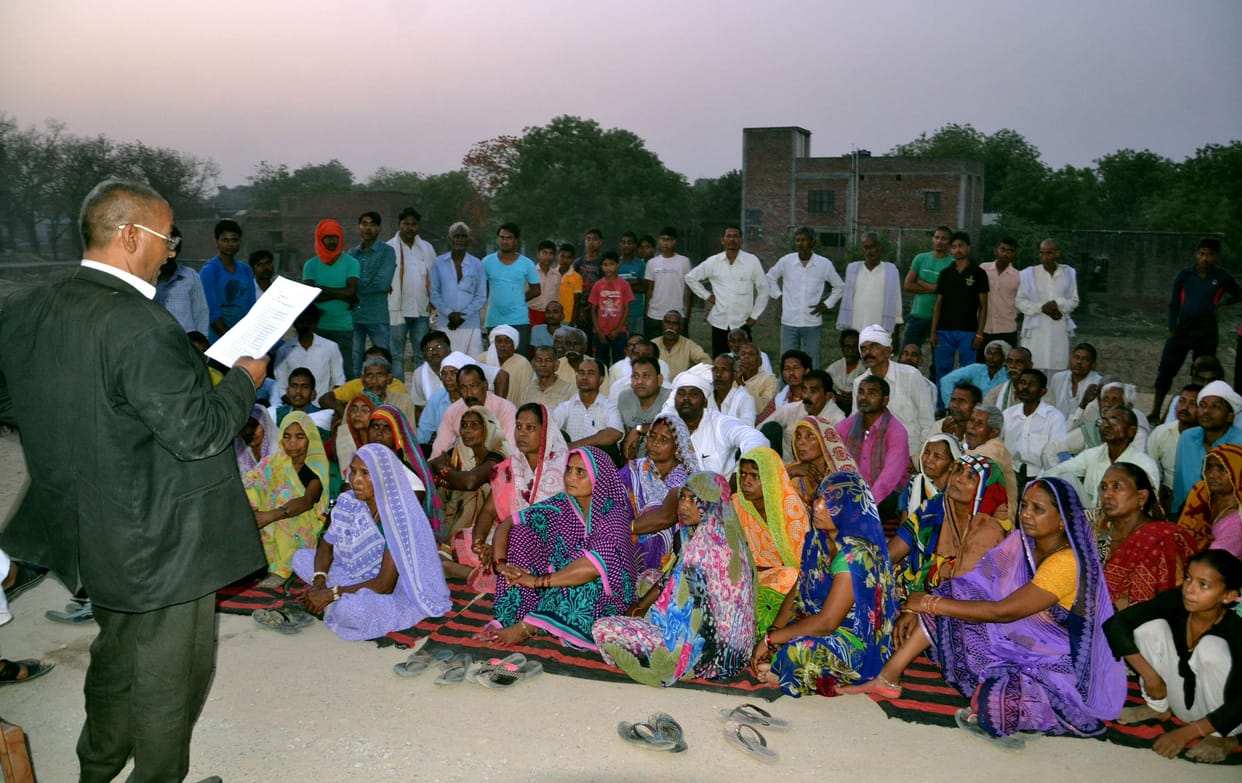 Compensation for the farmer will now Satyagraha