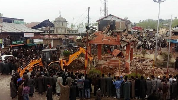 three security force bunkers removed from handwara 