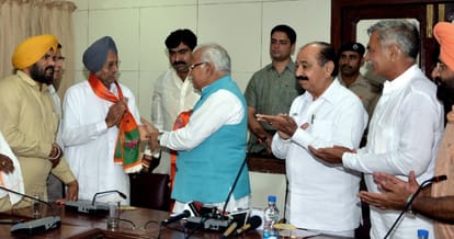 hardayal singh gadrana, hardyal singh joins bjp, inld leader joins bjp, haryana politics, haryana