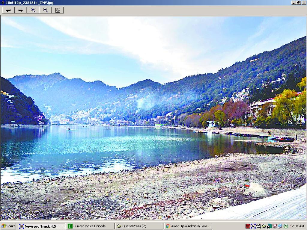 Naini Lake is getting shorter