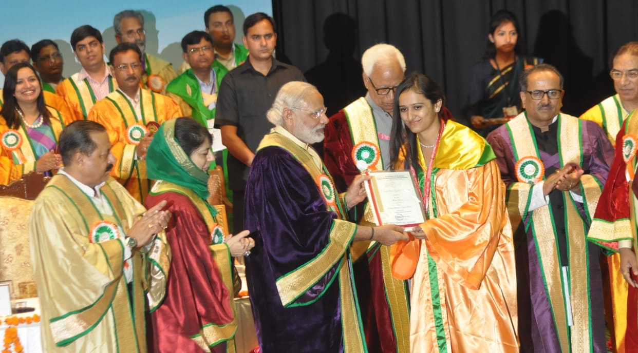 PM Modi addresses Shri Mata Vaishno Devi University students