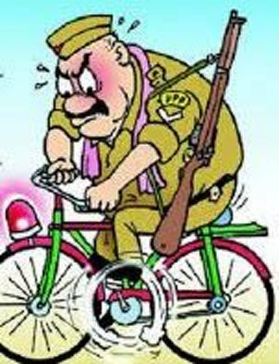constable are not interested for bicycle