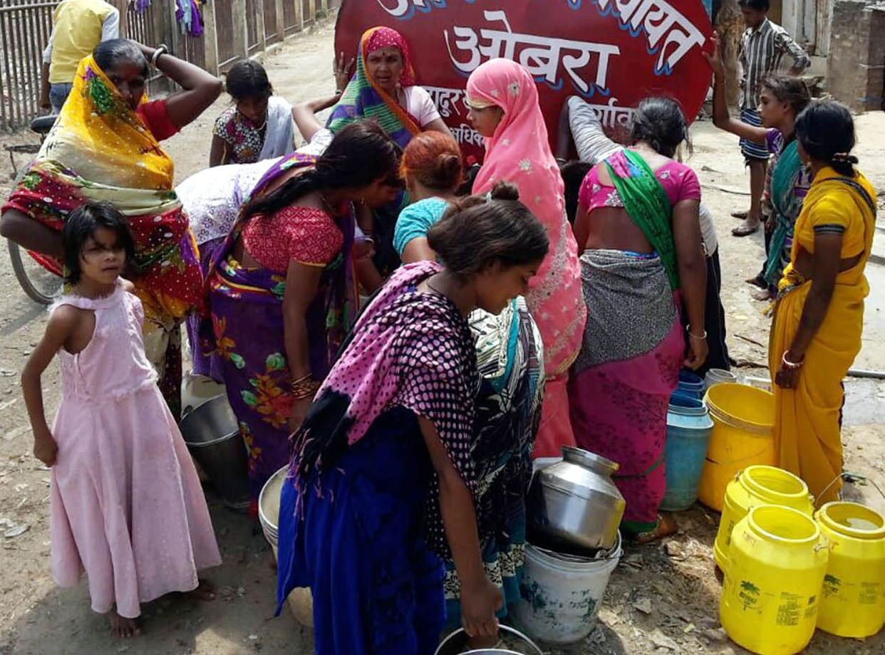 Forced to deal with the problem of drinking water