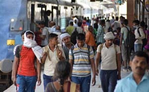 Forcibly entered the army in sleeper and AC coaches of trains candidate