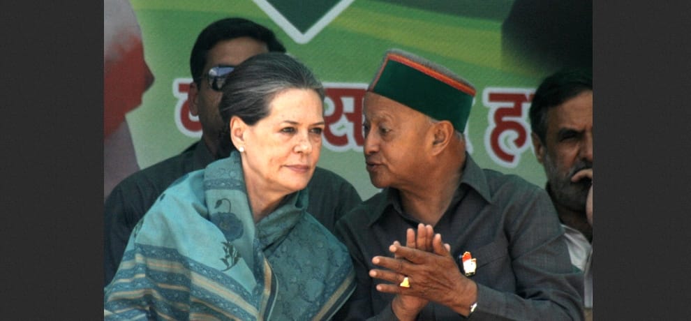 Dispute in congress over Sonia Gandhi himachal tour.