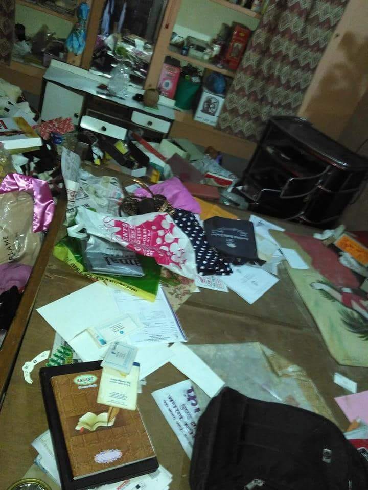 SP office behind Burglars took tapping home
