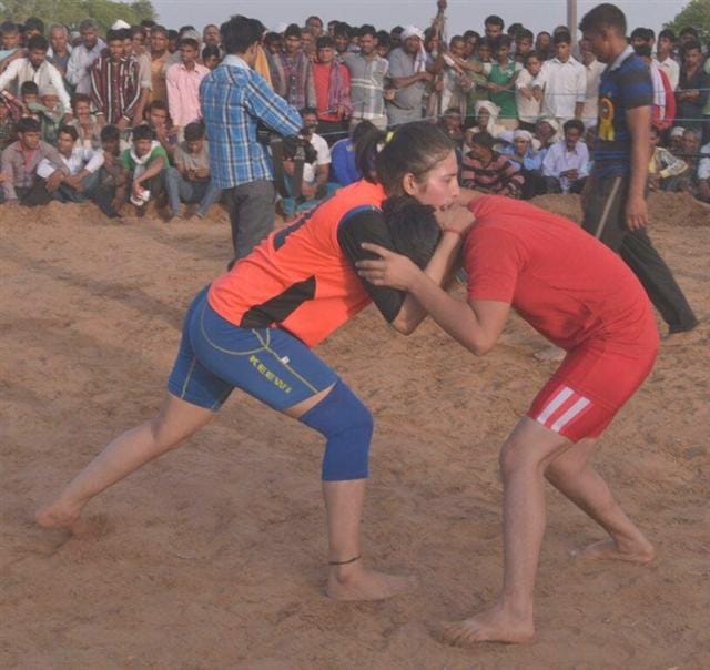 Haryana wrestlers tactics shown
