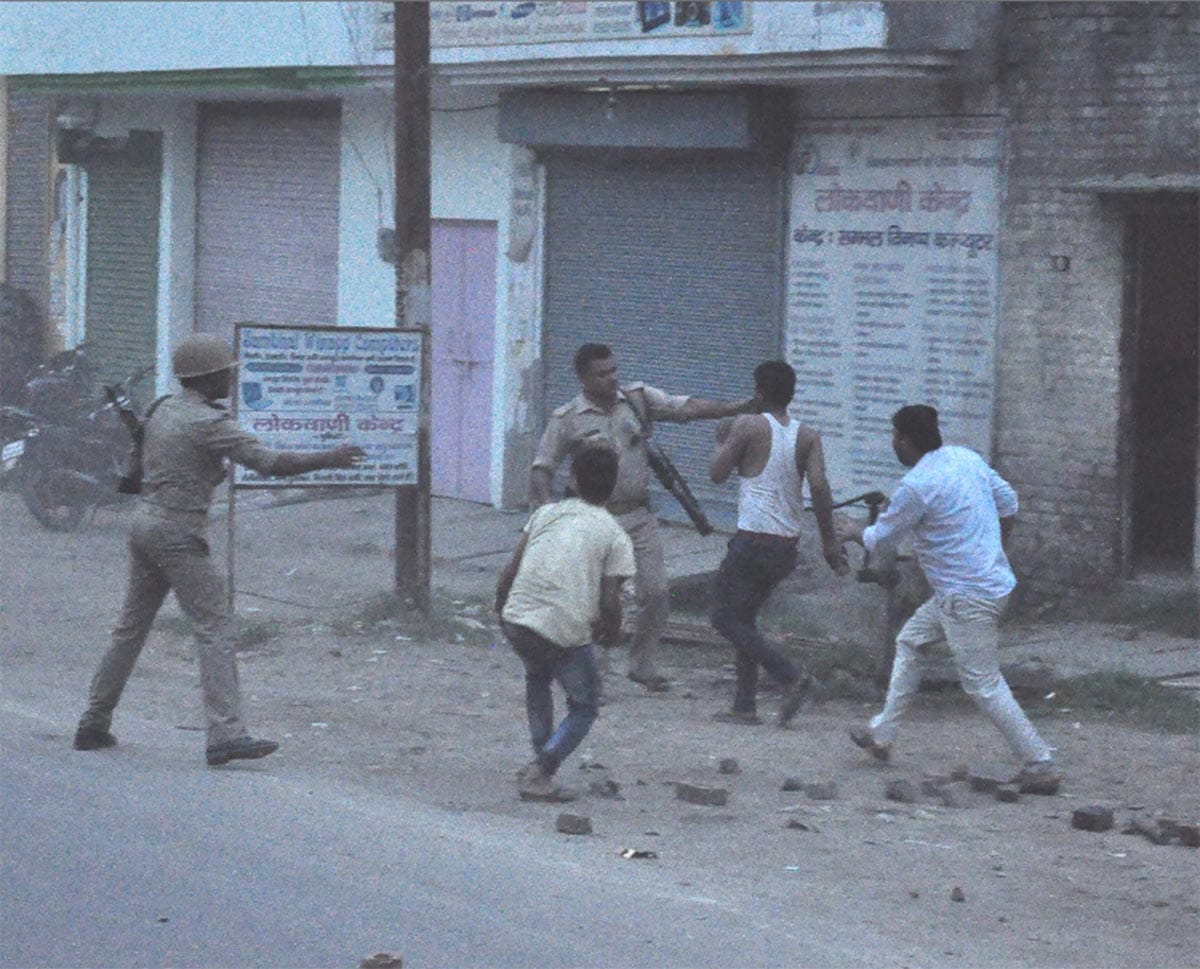clash over children in sambhal, 3 injured in firing