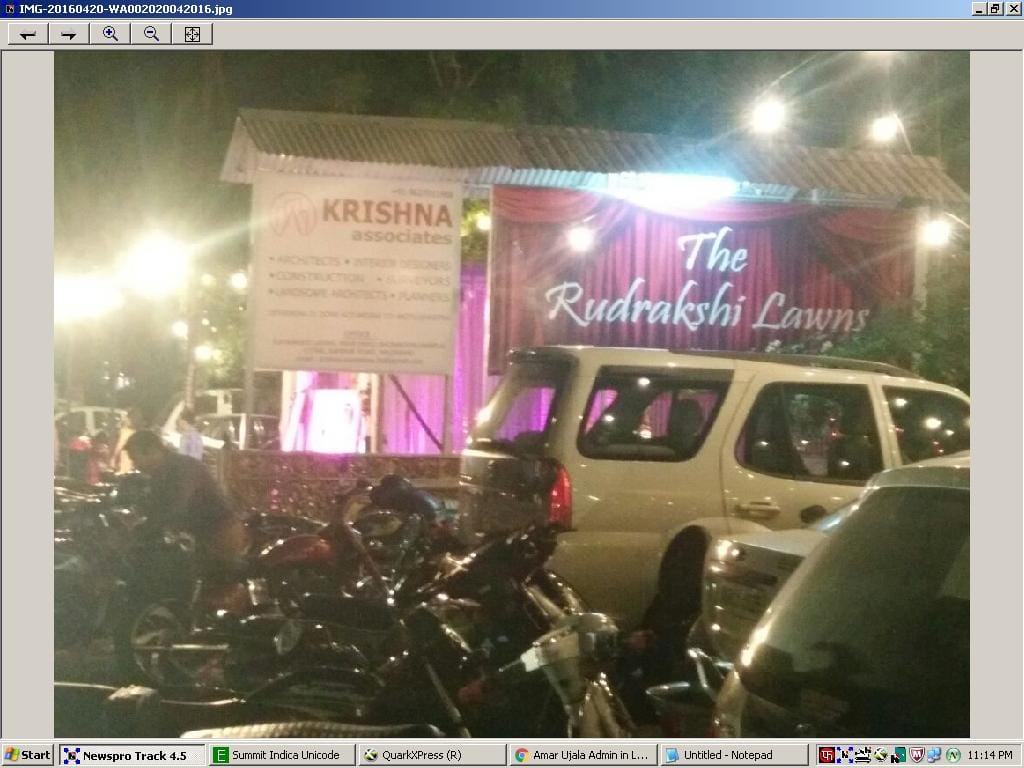 Two banquet halls on illegal parking fine of ten thousand