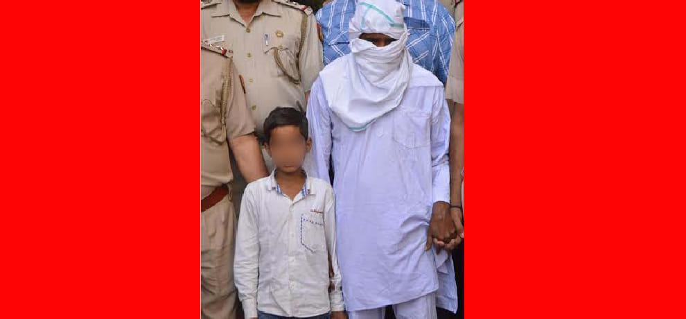 father kidnapped son and asked ransom from wife 