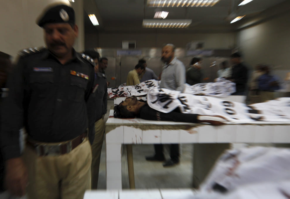 Seven policemen killed in Pakistan