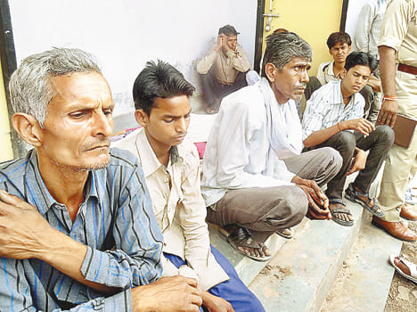 deep hole due to illegal maurang mining
