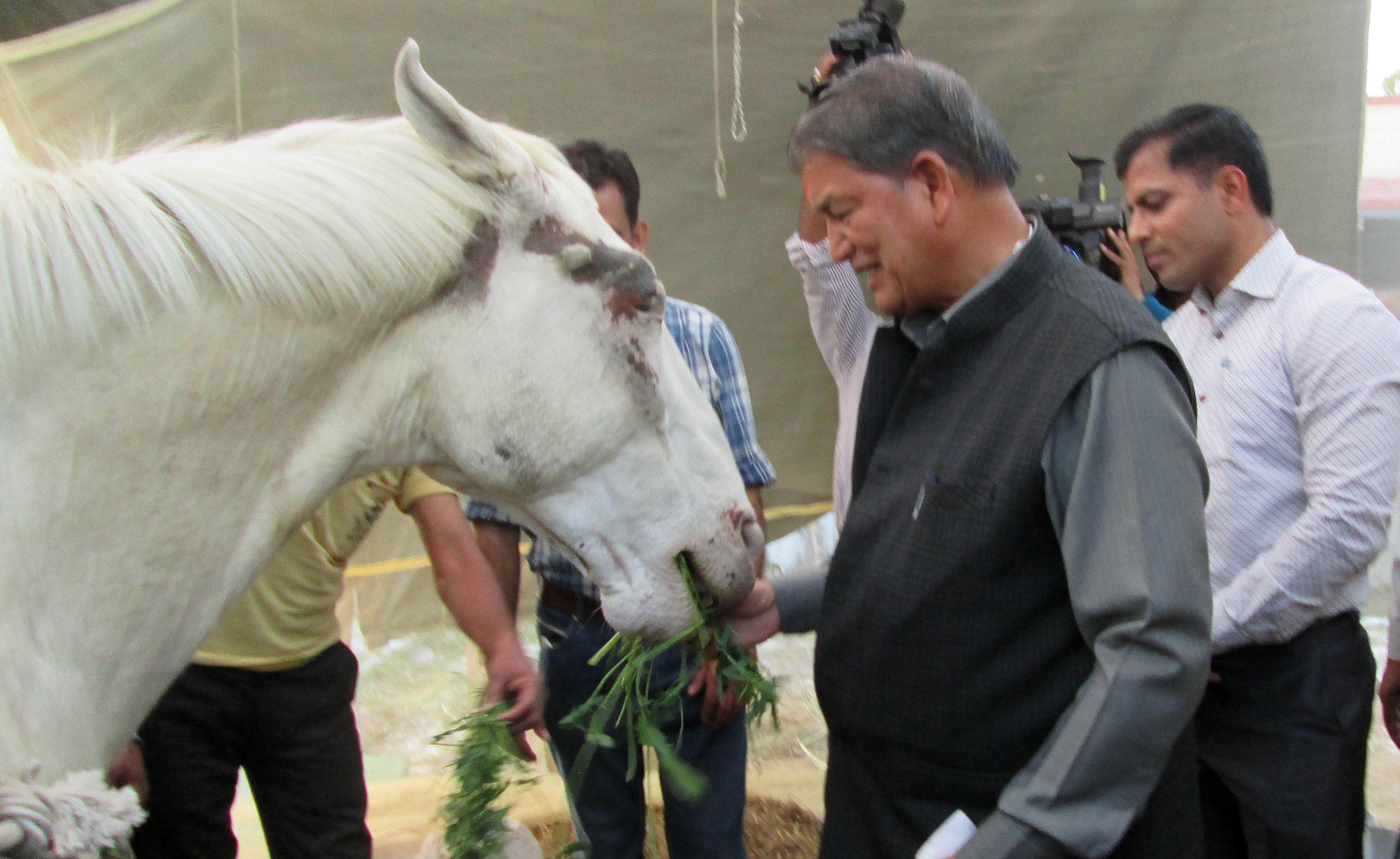 reason behind cm harish rawat refused to unveil shaktimaan statute.