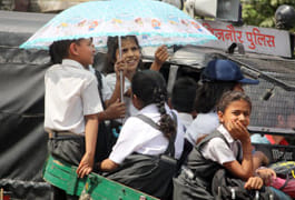 Most of the children suffering from heat wave